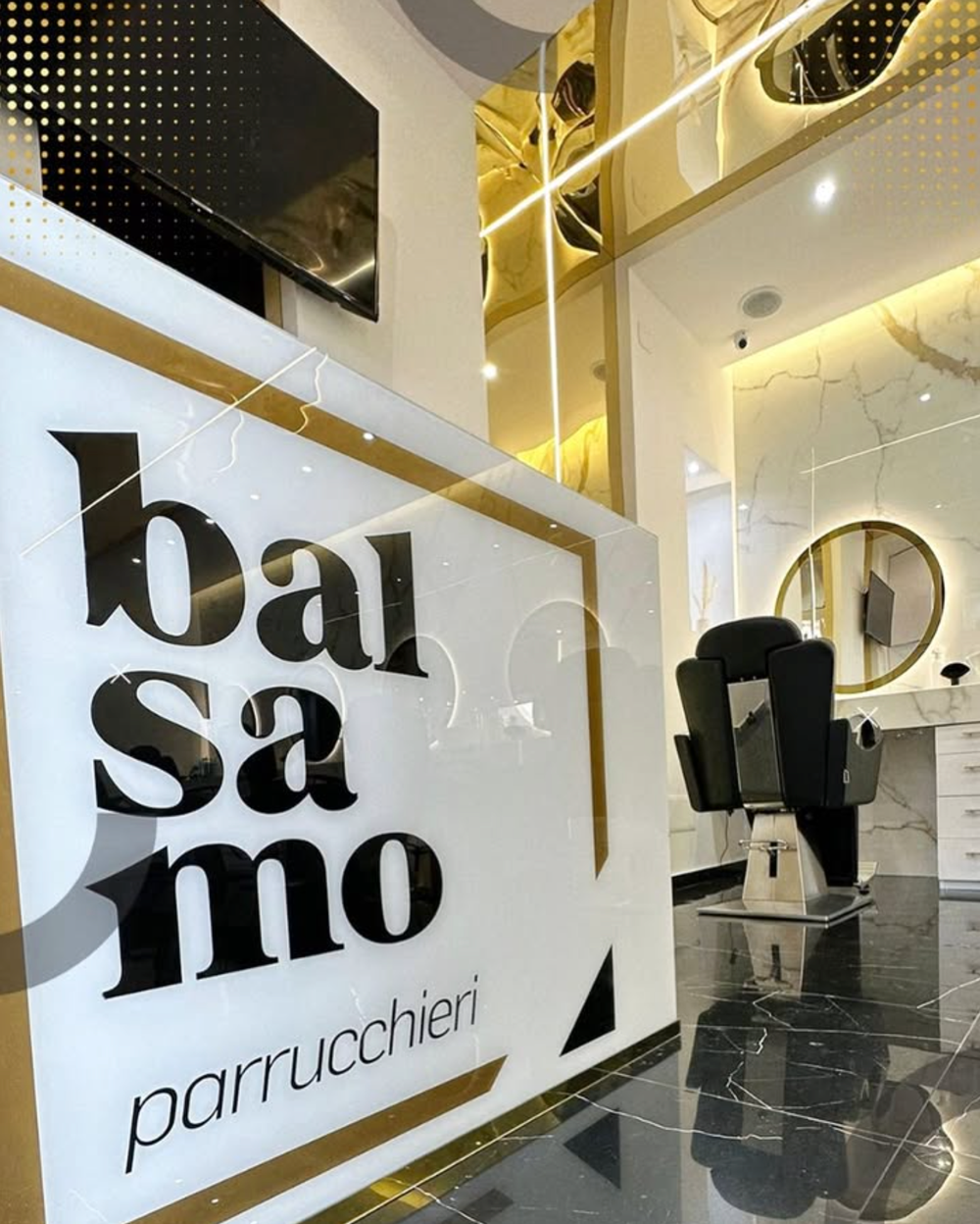 Ambiente del salone Balsamo Parrucchieri